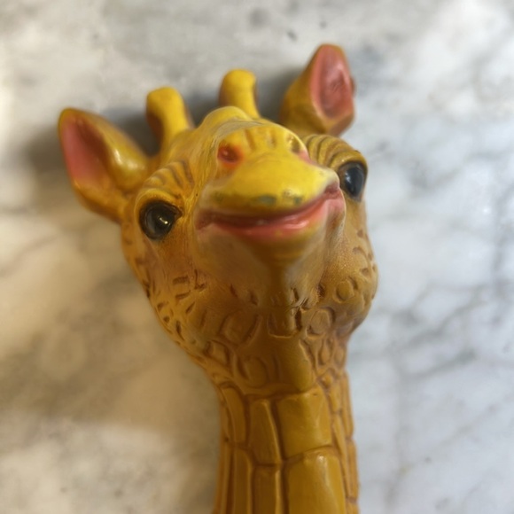 Vtg 1970s Homco 3D Giraffes set of 2 Wall Decor Plastic Kids Room - Picture 11 of 12